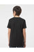 Tultex 235 Youth Fine Jersey Short Sleeve Crewneck T-Shirt Black Model Back