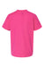 Tultex 235 Youth Fine Jersey Short Sleeve Crewneck T-Shirt Fuchsia Pink Flat Back