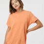 Tultex Youth Fine Jersey Short Sleeve Crewneck T-Shirt - Heather Cantaloupe Orange - NEW