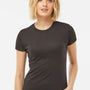 Tultex Womens Poly-Rich Short Sleeve Crewneck T-Shirt - Black