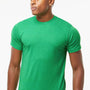 Tultex Mens Poly-Rich Short Sleeve Crewneck T-Shirt - Heather Kelly Green