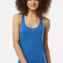 Tultex Womens Poly-Rich Racerback Tank Top - Heather Royal Blue