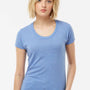 Tultex Womens Short Sleeve Crewneck T-Shirt - Athletic Blue - Closeout