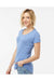 Tultex 253 Womens Short Sleeve Crewneck T-Shirt Athletic Blue Model Side