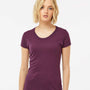 Tultex Womens Short Sleeve Crewneck T-Shirt - Berry - NEW