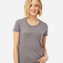 Tultex Womens Short Sleeve Crewneck T-Shirt - Heather Grey - NEW