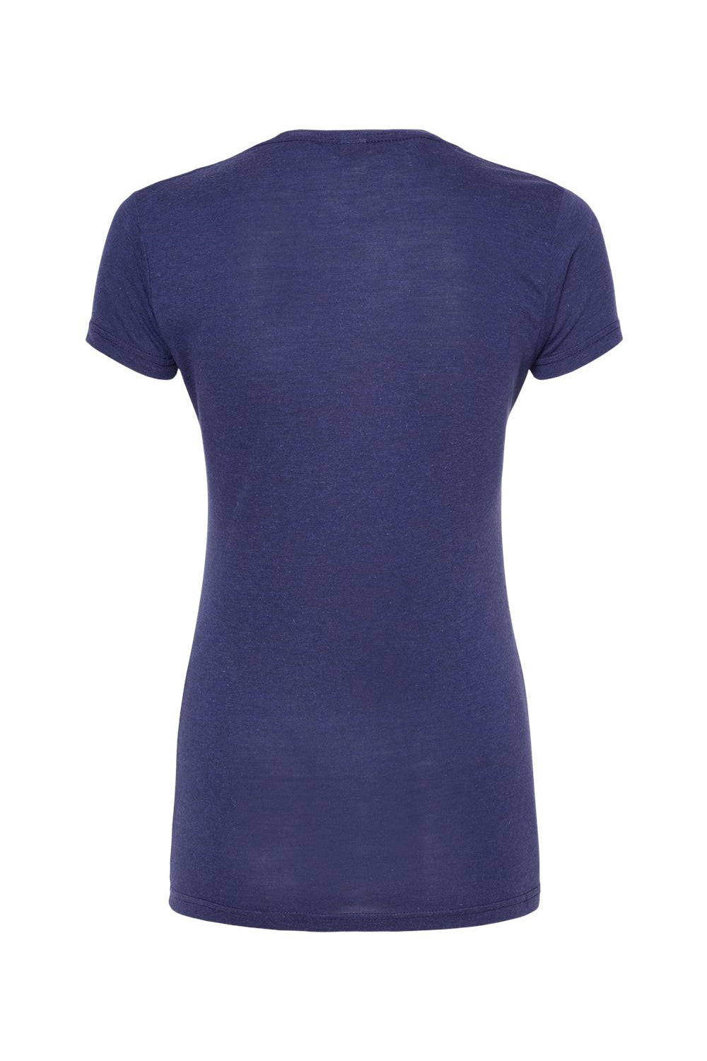 Tultex 253 Womens Short Sleeve Crewneck T-Shirt Midnight Navy Blue Flat Back