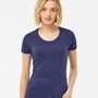 Tultex Womens Short Sleeve Crewneck T-Shirt - Midnight Navy Blue - NEW