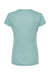 Tultex 253 Womens Short Sleeve Crewneck T-Shirt Seafoam Green Flat Back