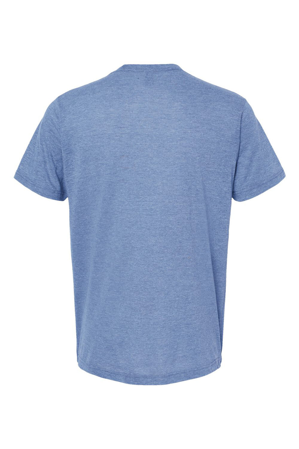 Tultex 254 Mens Short Sleeve Crewneck T-Shirt Athletic Blue Flat Back