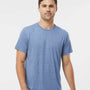 Tultex Mens Short Sleeve Crewneck T-Shirt - Athletic Blue - NEW