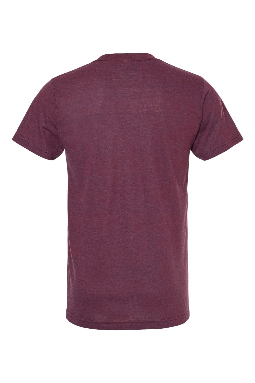 Tultex 254 Mens Short Sleeve Crewneck T-Shirt Berry Purple Flat Back