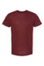 Tultex 254 Mens Short Sleeve Crewneck T-Shirt Cardinal Red Flat Front
