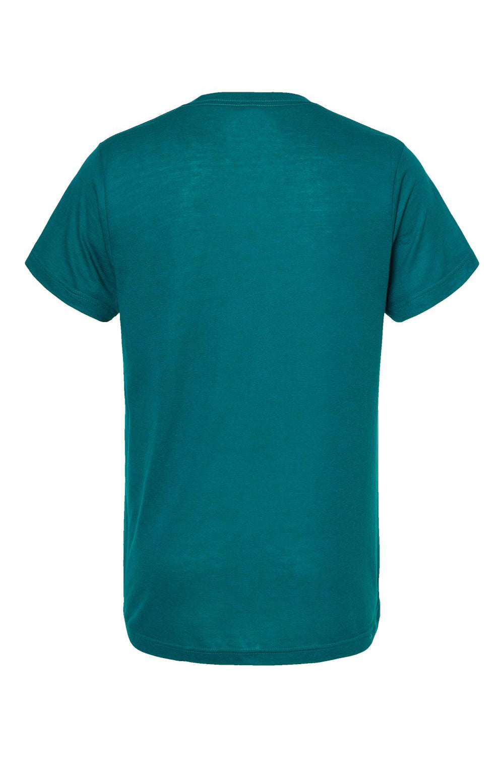 Tultex 254 Mens Short Sleeve Crewneck T-Shirt Jade Green Flat Back