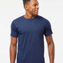 Tultex Mens Short Sleeve Crewneck T-Shirt - Midnight Navy Blue - NEW