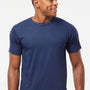 Tultex Mens Short Sleeve Crewneck T-Shirt - Midnight Navy Blue