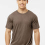 Tultex Mens Short Sleeve Crewneck T-Shirt - Mocha Brown