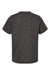 Tultex 265 Youth Poly-Rich Short Sleeve Crewneck T-Shirt Heather Graphite Grey Flat Back