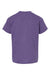 Tultex 265 Youth Poly-Rich Short Sleeve Crewneck T-Shirt Heather Purple Flat Back