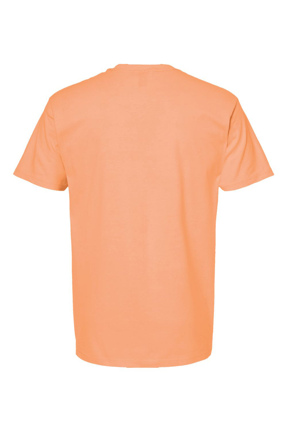 Tultex 290 Mens Jersey Short Sleeve Crewneck T-Shirt Cantaloupe Orange Flat Back