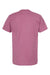 Tultex 290 Mens Jersey Short Sleeve Crewneck T-Shirt Cassis Pink Flat Back