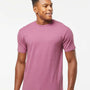 Tultex Mens Jersey Short Sleeve Crewneck T-Shirt - Cassis Pink - NEW