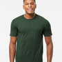 Tultex Mens Jersey Short Sleeve Crewneck T-Shirt - Forest Green - NEW