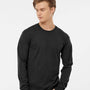 Tultex Mens Jersey Long Sleeve Crewneck T-Shirt - Black - NEW