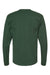Tultex 291 Mens Jersey Long Sleeve Crewneck T-Shirt Hunter Green Flat Back