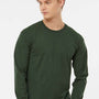 Tultex Mens Jersey Long Sleeve Crewneck T-Shirt - Hunter Green