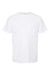 Tultex 293 Mens Jersey Short Sleeve Crewneck T-Shirt w/ Pocket White Flat Front