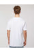 Tultex 293 Mens Jersey Short Sleeve Crewneck T-Shirt w/ Pocket White Model Back