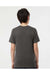 Tultex 295 Youth Jersey Short Sleeve Crewneck T-Shirt Heather Charcoal Grey Model Back