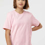 Tultex Youth Jersey Short Sleeve Crewneck T-Shirt - Light Pink - Closeout