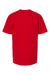 Tultex 295 Youth Jersey Short Sleeve Crewneck T-Shirt Red Flat Back