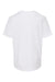 Tultex 295 Youth Jersey Short Sleeve Crewneck T-Shirt White Flat Back