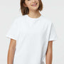 Tultex Youth Jersey Short Sleeve Crewneck T-Shirt - White