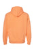Tultex 320 Mens Fleece Hooded Sweatshirt Hoodie Cantaloupe Orange Flat Back