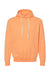 Tultex 320 Mens Fleece Hooded Sweatshirt Hoodie Cantaloupe Orange Flat Front