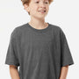 M&O Youth Gold Soft Touch Short Sleeve Crewneck T-Shirt - Heather Dark Grey - Closeout