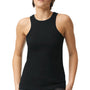 American Apparel Womens CVC Racerneck Tank Top - Black