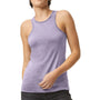 American Apparel Womens CVC Racerneck Tank Top - Heather Lilac Purple