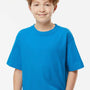 M&O Youth Gold Soft Touch Short Sleeve Crewneck T-Shirt - Turquoise Blue