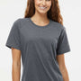 Adidas Womens Short Sleeve Crewneck T-Shirt - Heather Dark Grey