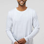 Oakley Mens Team Issue Hydrolix Long Sleeve Crewneck T-Shirt - White