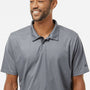 Oakley Mens Team Issue Hydrolix Short Sleeve Polo Shirt - Heather Granite Grey