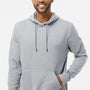 Oakley Mens Team Issue Hydrolix Hooded Sweatshirt Hoodie w/ Pouch Pocket - Heather Granite Grey