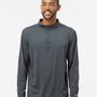 Oakley Mens Team Issue Podium 1/4 Zip Sweatshirt - Forged Iron Grey - NEW