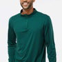 Oakley Mens Team Issue Podium 1/4 Zip Sweatshirt - Team Fir Green