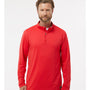 Oakley Mens Team Issue Podium 1/4 Zip Sweatshirt - Team Red - NEW